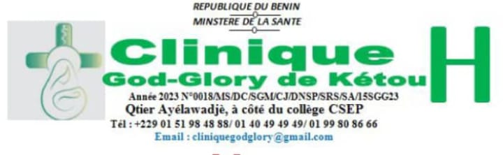 La Clinique GOD GLORY (Kétou) Cabinet médical offre des soins de santé à prix réduits aux Serviteurs de Dieu